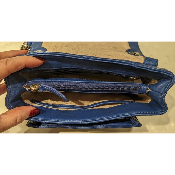 Michael Kors Blue Quilted Shoulder Bag - Picture 14 of 16